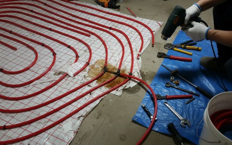 Heated Floor Repair